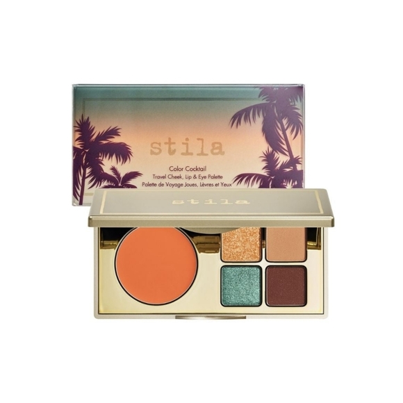 Stila Color Cocktail Travel Cheek, Lip & Eye Palette Tequila Sunrise - Picture 1 of 4